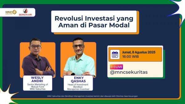 MNC Sekuritas-Berdikari Bahas Revolusi Investasi Aman di Pasar Modal, Live Instagram Sore Ini MNC Sekuritas-Berdikari Bahas Revolusi Investasi Aman di Pasar Modal, Live Instagram Sore Ini