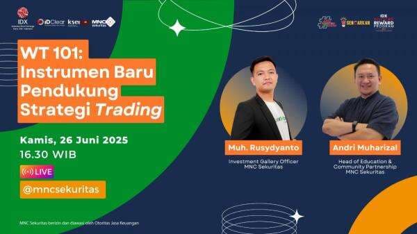 Saksikan IG Live MNC Sekuritas WT 101: Instrumen Baru Pendukung Strategi Trading Sore Ini Saksikan IG Live MNC Sekuritas WT 101: Instrumen Baru Pendukung Strategi Trading Sore Ini