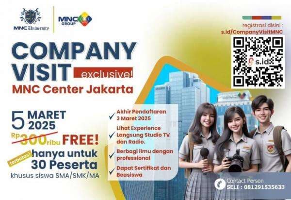 MNC University Gelar Kunjungan Industri Gratis bagi Siswa SMA, Kenalkan Lingkungan Kerja MNC University Gelar Kunjungan Industri Gratis bagi Siswa SMA, Kenalkan Lingkungan Kerja