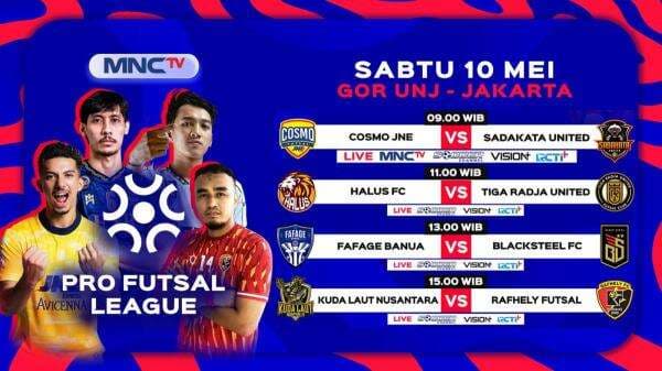 Jadwal Pro Futsal League 2025 Pekan Ini: Cosmo JNE Vs Sadakata United, Live di MNCTV Jadwal Pro Futsal League 2025 Pekan Ini: Cosmo JNE Vs Sadakata United, Live di MNCTV