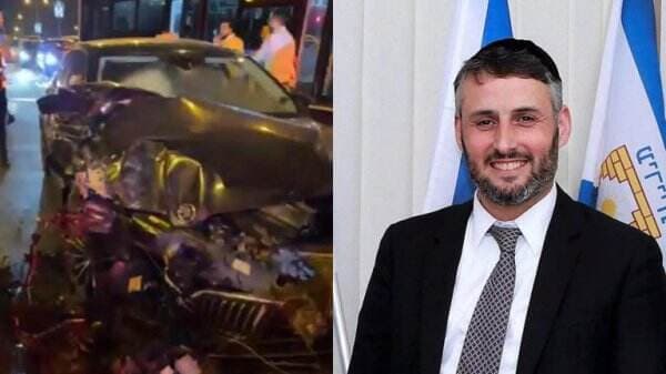 Mobil Menteri Israel Hancur Tabrak Bus di Yerusalem, Korban Alami Luka Parah