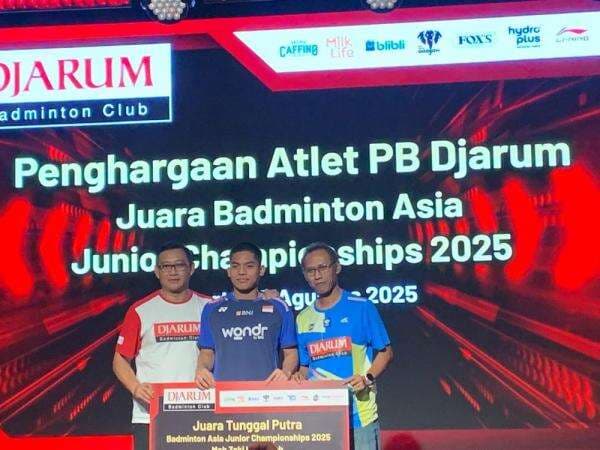 Zaki Ubaidillah Akhiri Paceklik Juara 24 Tahun di Asia Junior Championships 2025, PB Djarum Beri Bonus Fantastis Zaki Ubaidillah Akhiri Paceklik Juara 24 Tahun di Asia Junior Championships 2025, PB Djarum Beri Bonus Fantastis