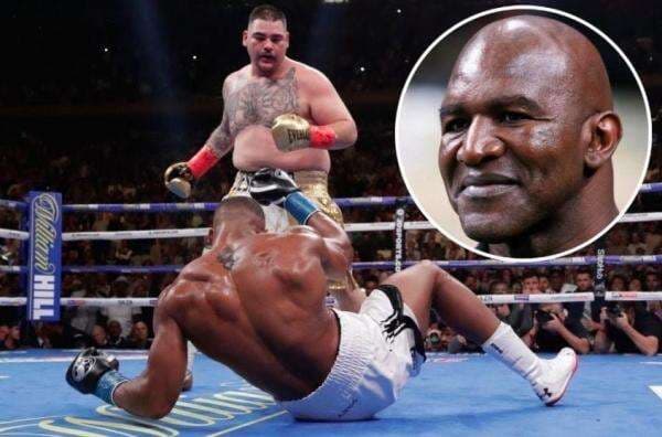 Momen Evander Holyfield Dipermalukan Andy Ruiz Jr di Atas Ring: Saya Dihajar Bocah Momen Evander Holyfield Dipermalukan Andy Ruiz Jr di Atas Ring: Saya Dihajar Bocah