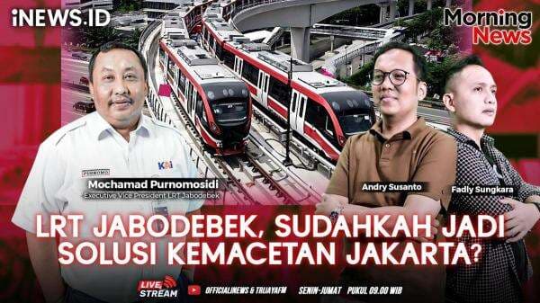Morning News: LRT Jabodebek, Sudahkah Jadi Solusi Kemacetan Jakarta? Morning News: LRT Jabodebek, Sudahkah Jadi Solusi Kemacetan Jakarta?