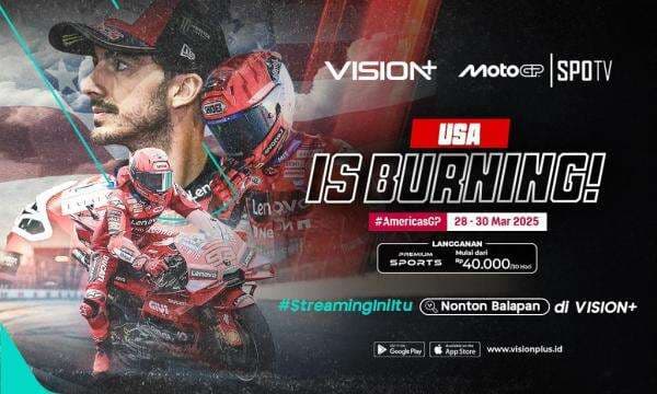 Jadwal Lengkap dan Link Live Streaming MotoGP Amerika 2025 Jadwal Lengkap dan Link Live Streaming MotoGP Amerika 2025