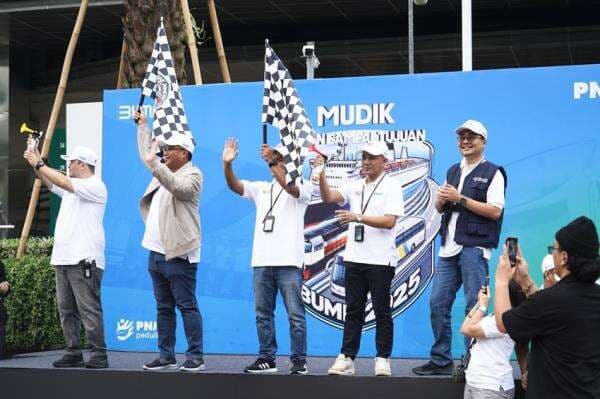 Mudik Aman Sampai Tujuan BUMN 2025, PNM Berangkatkan Ratusan Peserta Mudik Aman Sampai Tujuan BUMN 2025, PNM Berangkatkan Ratusan Peserta