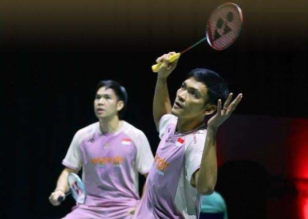 Senangnya Shohibul Fikri/Daniel Marthin Usai Lolos Final Swiss Open 2025 Senangnya Shohibul Fikri/Daniel Marthin Usai Lolos Final Swiss Open 2025