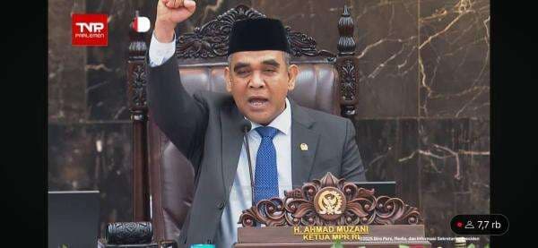 Muzani Umumkan MPR Telah Tuntaskan Rumusan Pokok-Pokok Haluan Negara Muzani Umumkan MPR Telah Tuntaskan Rumusan Pokok-Pokok Haluan Negara