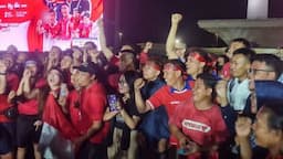  Nobar Perebutan Juara 3 Piala AFC U-23, Pendukung Indonesia Pede Timnas Ungguli Irak   