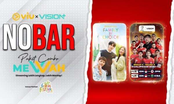 Vision+ dan Viu Gelar Nobar Timnas Indonesia vs Timnas Jepang Sore Ini Vision+ dan Viu Gelar Nobar Timnas Indonesia vs Timnas Jepang Sore Ini
