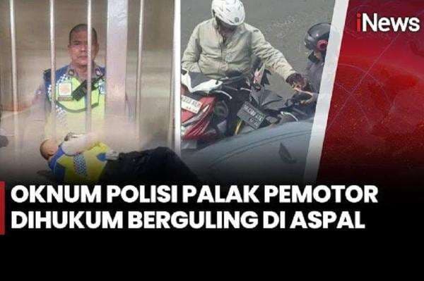 Viral! Oknum Polisi di Medan Palak Pemotor Rp100.000, Dihukum Berguling di Aspal Viral! Oknum Polisi di Medan Palak Pemotor Rp100.000, Dihukum Berguling di Aspal