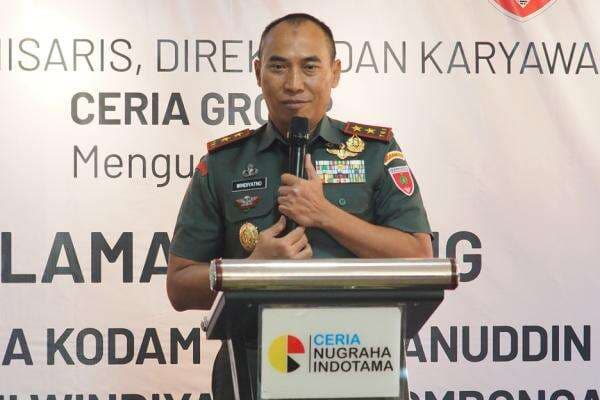 Pangdam XIV Hasanuddin Dukung Smelter Ceria Group Jadi Perusahaan Level Dunia Pangdam XIV Hasanuddin Dukung Smelter Ceria Group Jadi Perusahaan Level Dunia