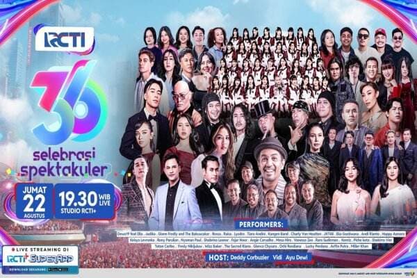 Panggung Lintas Generasi, Kolaborasi Musik Ikonik & Deretan Artis Papan Atas Siap Meriahkan Selebrasi Spektakuler HUT RCTI ke-36 Panggung Lintas Generasi, Kolaborasi Musik Ikonik & Deretan Artis Papan Atas Siap Meriahkan Selebrasi Spektakuler HUT RCTI ke-36