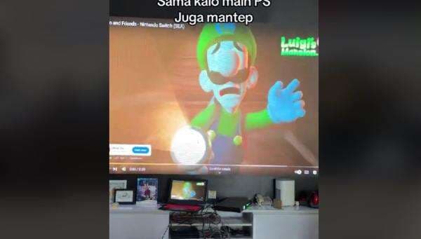 Viral Wanita Pasang Videotron di Rumah untuk Main PS dan Nonton Film, Netizen: Sakit Mata! Viral Wanita Pasang Videotron di Rumah untuk Main PS dan Nonton Film, Netizen: Sakit Mata!