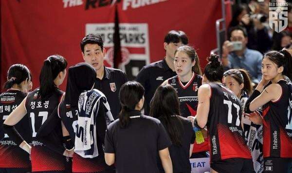 Pelatih Red Sparks Kecewa dengan Megawati Hangestri Cs usai Kalah dari Hillstate Pelatih Red Sparks Kecewa dengan Megawati Hangestri Cs usai Kalah dari Hillstate