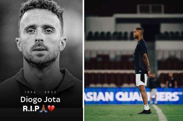 Patrick Kluivert Sampaikan Duka Cita untuk Diogo Jota yang Tewas dalam Kecelakaan Tragis Patrick Kluivert Sampaikan Duka Cita untuk Diogo Jota yang Tewas dalam Kecelakaan Tragis