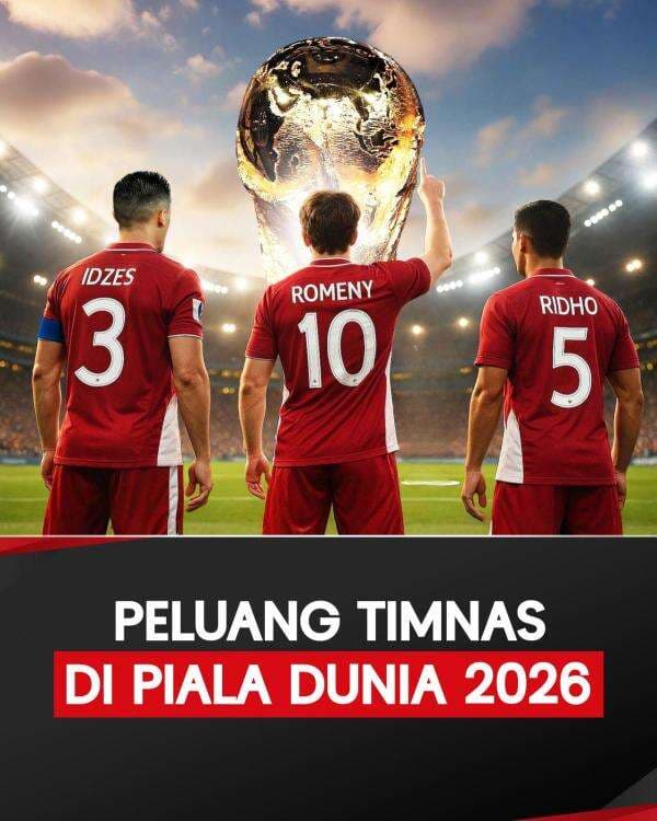 Infografis Peluang Timnas Indonesia di Piala Dunia 2026, 6 Tim Berebut Tiket! Infografis Peluang Timnas Indonesia di Piala Dunia 2026, 6 Tim Berebut Tiket!