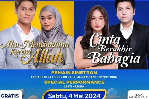 Pemain Sinetron RCTI Siap Sapa Warga Medan dalam Meet and Greet 4 Mei 2024