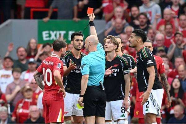 Hasil Liga Inggris: Liverpool vs Arsenal Sama Kuat, Ada 1 Kartu Merah Hasil Liga Inggris: Liverpool vs Arsenal Sama Kuat, Ada 1 Kartu Merah