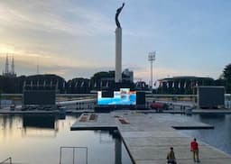 Pemprov DKI Jakarta Gelar Nobar Timnas Indonesia U-23 vs Uzbekistan U-23 di Lapangan Banteng, 3 Giant Screen Disiapkan 