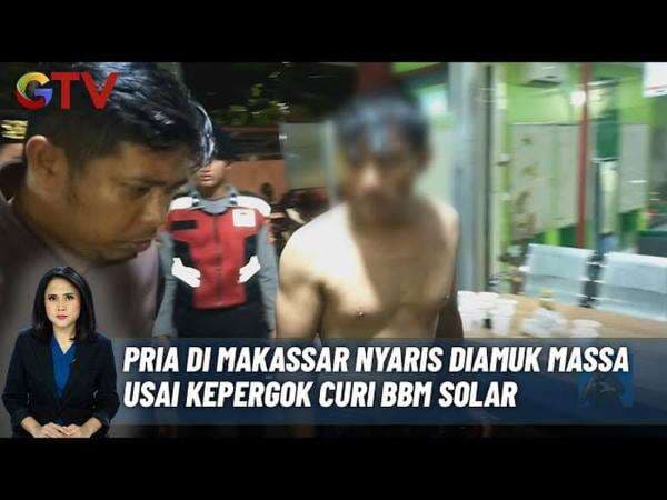 Pencuri BBM Solar Hampir Tewas Dihakimi Massa Pencuri BBM Solar Hampir Tewas Dihakimi Massa