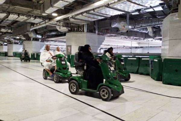 Pengalaman Tawaf Pakai Skuter Listrik di Lantai 3 Masjidilharam Pengalaman Tawaf Pakai Skuter Listrik di Lantai 3 Masjidilharam