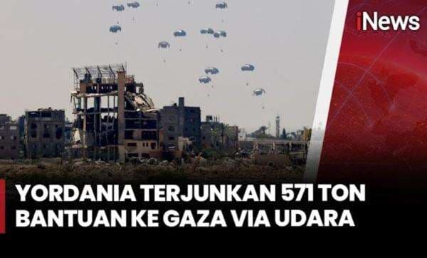 Momen Pesawat Yordania hingga UEA Kirim Bantuan ke Gaza Lewat Jalur Udara Momen Pesawat Yordania hingga UEA Kirim Bantuan ke Gaza Lewat Jalur Udara