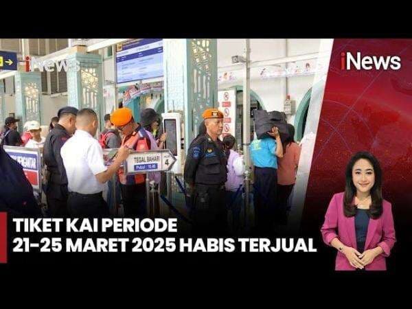 Tiket Kereta 21-25 Maret 2025 dari Stasiun Pasar Senen Ludes Terjual! Tiket Kereta 21-25 Maret 2025 dari Stasiun Pasar Senen Ludes Terjual!
