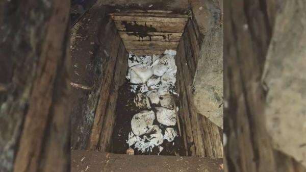 TNI AL Gagalkan Penyelundupan 4 Ton Pasir Timah di Babel yang Disembunyikan di Bungker TNI AL Gagalkan Penyelundupan 4 Ton Pasir Timah di Babel yang Disembunyikan di Bungker