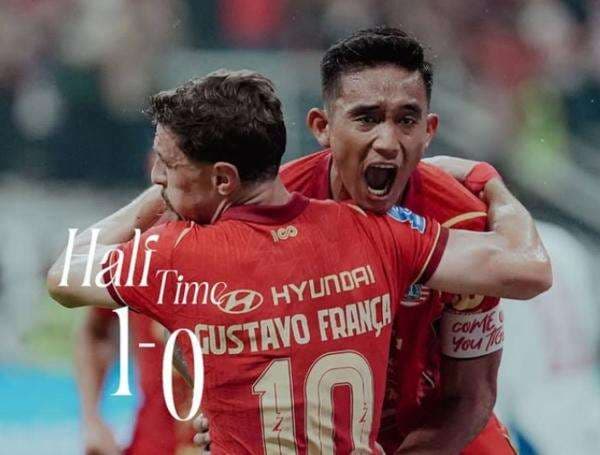 Hasil Babak Pertama Persija Jakarta vs Persita Tangerang: Gol Rizky Ridho Bawa Macan Kemayoran Unggul 1-0 Hasil Babak Pertama Persija Jakarta vs Persita Tangerang: Gol Rizky Ridho Bawa Macan Kemayoran Unggul 1-0