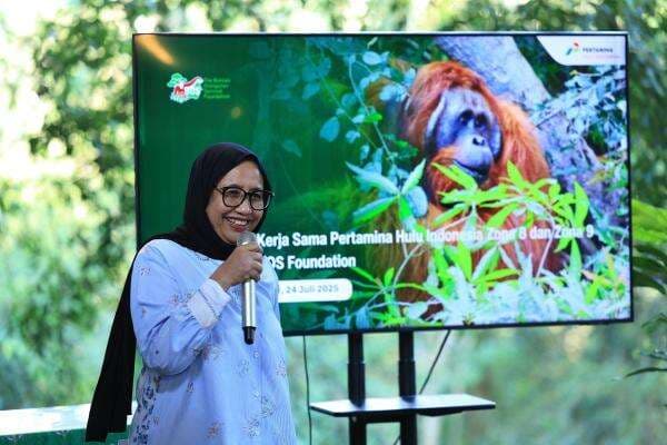 Pertamina Kembangkan Pusat Rehabilitasi Orang Utan di Kalimantan Timur Pertamina Kembangkan Pusat Rehabilitasi Orang Utan di Kalimantan Timur