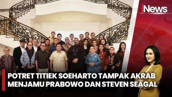Begini Momen Keakraban Titiek Soeharto dengan Presiden Prabowo dan Steven Seagal Begini Momen Keakraban Titiek Soeharto dengan Presiden Prabowo dan Steven Seagal