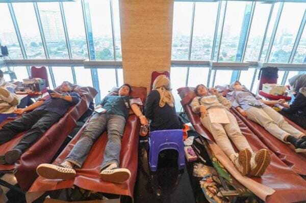 Peserta Rasakan Manfaat Donor Darah Bersama MNC Peduli dan PMI Depok