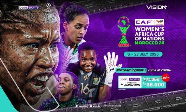 Jadwal dan Link Live Streaming Piala Afrika Wanita 2024 di Vision+! Jadwal dan Link Live Streaming Piala Afrika Wanita 2024 di Vision+!
