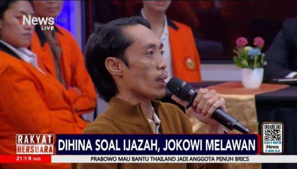 Kader PSI Pertanyakan Alasan Polemik Ijazah Jokowi: Saat Daftar Wali Kota Nggak Diserang Kader PSI Pertanyakan Alasan Polemik Ijazah Jokowi: Saat Daftar Wali Kota Nggak Diserang