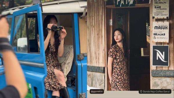 Potret Anggun Kim Go Eun Syuting Iklan di Garut Potret Anggun Kim Go Eun Syuting Iklan di Garut
