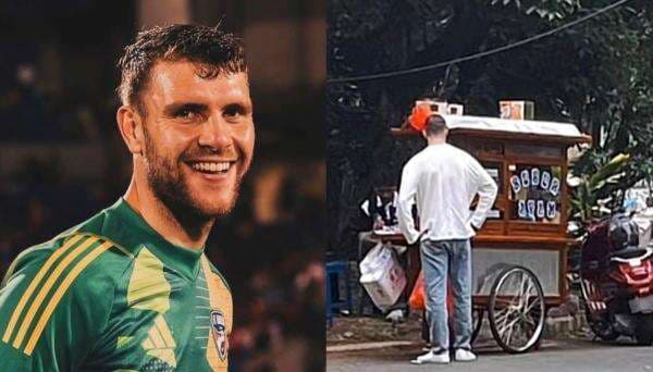 3 Potret Gaya Maarten Paes Beli Bubur Ayam di Pinggir Jalan, Netizen : Yang Ngajarin Siapa! 3 Potret Gaya Maarten Paes Beli Bubur Ayam di Pinggir Jalan, Netizen : Yang Ngajarin Siapa!