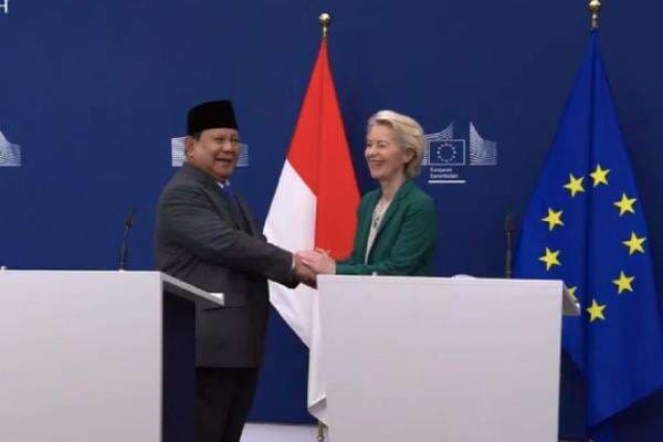 Prabowo Bertemu Presiden Ursula von der Leyen di Brussel, Tonggak Kemitraan Ekonomi Indonesia-Uni Eropa Prabowo Bertemu Presiden Ursula von der Leyen di Brussel, Tonggak Kemitraan Ekonomi Indonesia-Uni Eropa