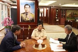 Prabowo Subianto Terima Kunjungan Kehormatan Menlu Singapura