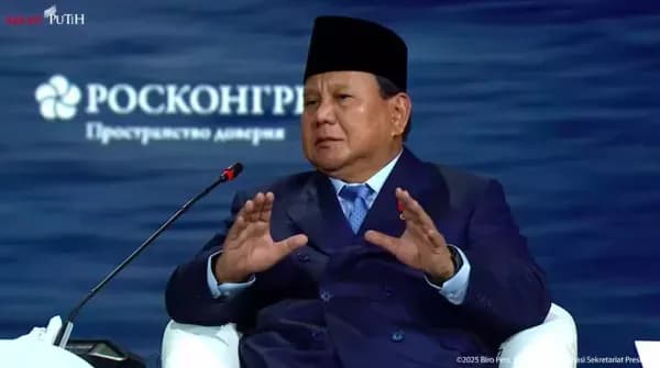 Prabowo Cerita soal Panglima GAM di Forum Rusia: Mantan Musuh Bisa Bersatu Prabowo Cerita soal Panglima GAM di Forum Rusia: Mantan Musuh Bisa Bersatu