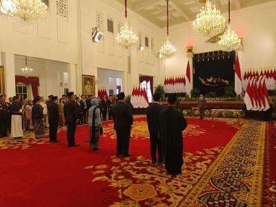 Prabowo Lantik Nugroho Sulistyo Sebagai Ketua BSSN Prabowo Lantik Nugroho Sulistyo Sebagai Ketua BSSN