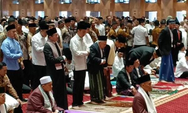 Presiden Jokowi dan Ma'ruf Amin Sholat Id di Masjid Istiqlal