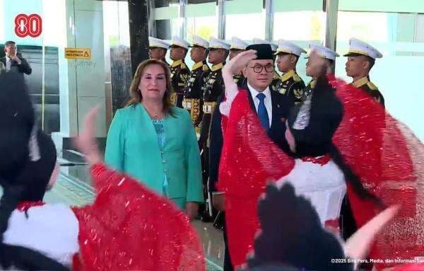 Presiden Peru Tiba di Indonesia, Disambut Budi Santoso dan Andra Soni Presiden Peru Tiba di Indonesia, Disambut Budi Santoso dan Andra Soni