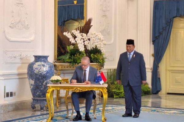 PM Australia Anthony Albanese Tiba di Istana, Disambut Hangat Presiden Prabowo PM Australia Anthony Albanese Tiba di Istana, Disambut Hangat Presiden Prabowo