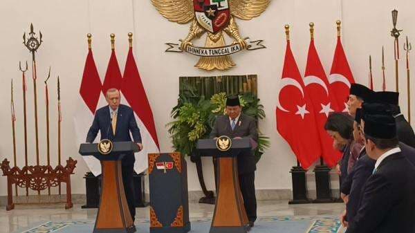 Pertemuan Bilateral dengan Erdogan, Prabowo Bahas Peningkatan Perdagangan hingga Finalisasi CEPA Pertemuan Bilateral dengan Erdogan, Prabowo Bahas Peningkatan Perdagangan hingga Finalisasi CEPA