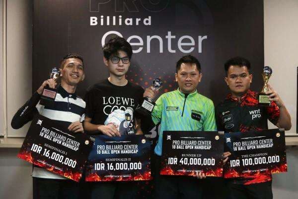 Hasil Final Pro Billiard 10 Ball Open Handicap 2025: Pebiliar Asal Makassar Ismail Kadir Juara Hasil Final Pro Billiard 10 Ball Open Handicap 2025: Pebiliar Asal Makassar Ismail Kadir Juara