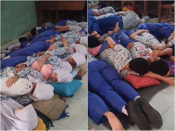 5 Fakta Viral SMPN 39 Surabaya Terapkan Program Tidur di Sekolah, Pelajar Semangat Bawa Bantal 5 Fakta Viral SMPN 39 Surabaya Terapkan Program Tidur di Sekolah, Pelajar Semangat Bawa Bantal