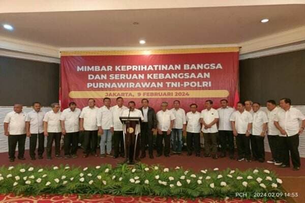 Purnawirawan TNI-Polri Serukan Presiden Jokowi Netral, Profesional, dan Proporsional