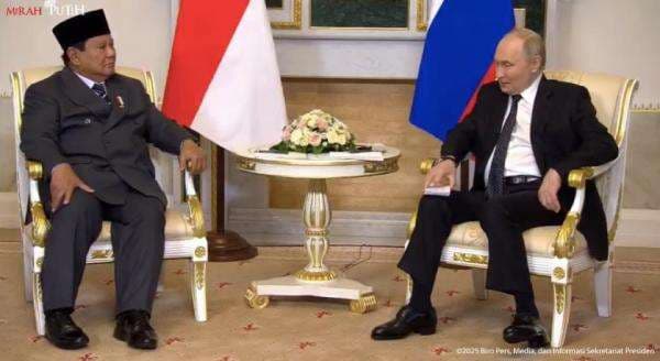 Putin ke Prabowo: Saya Harap RI Bisa Beri Sumbangan Besar ke BRICS Putin ke Prabowo: Saya Harap RI Bisa Beri Sumbangan Besar ke BRICS