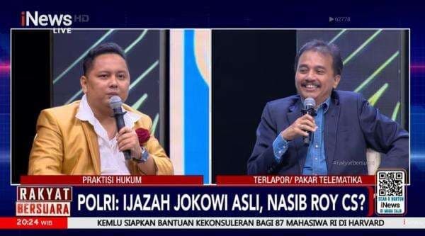 Panas! Pitra Romadoni dan Roy Suryo Debat soal Pembanding Keaslian Ijazah Jokowi Panas! Pitra Romadoni dan Roy Suryo Debat soal Pembanding Keaslian Ijazah Jokowi